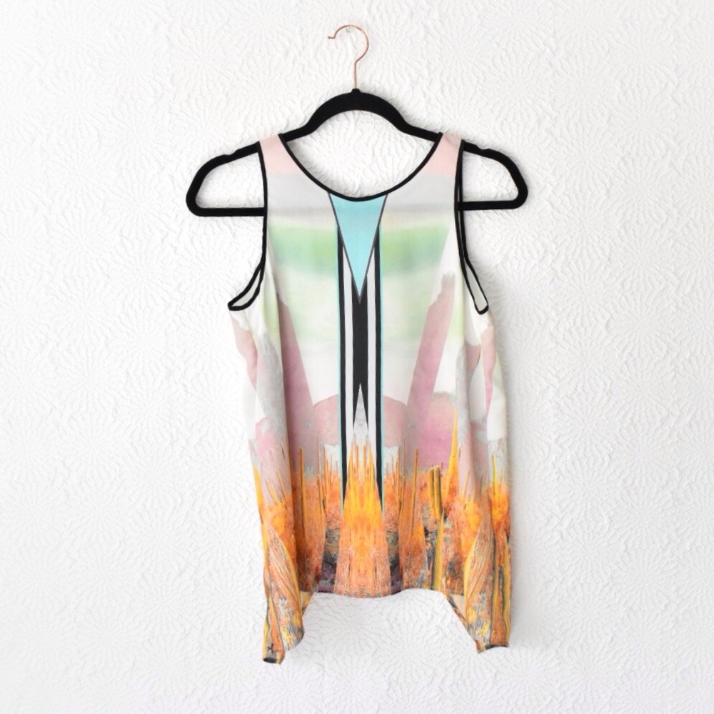 Clover Canyon Prism Desert Open Back Top